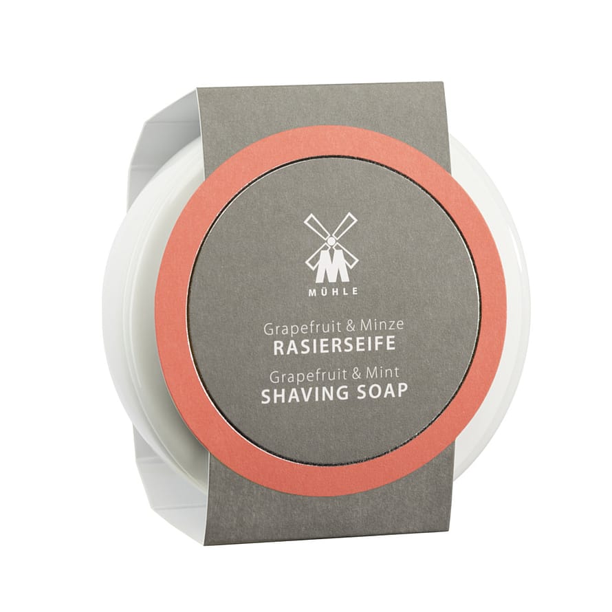 Mühle Shaving Barbersæbe i Skål Grapefrugt & Mint