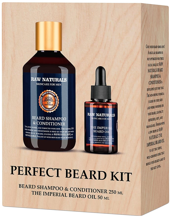 Raw Naturals Perfect Beard Kit Gaveæske