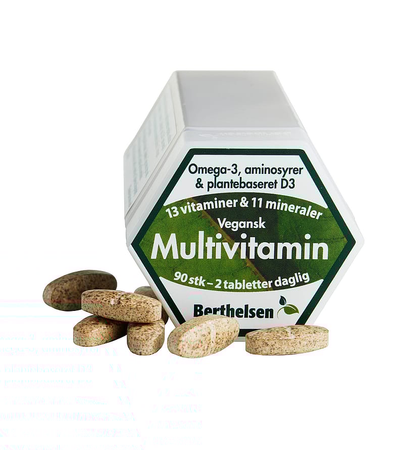 Berthelsen Multivitamin Vegansk 90 stk