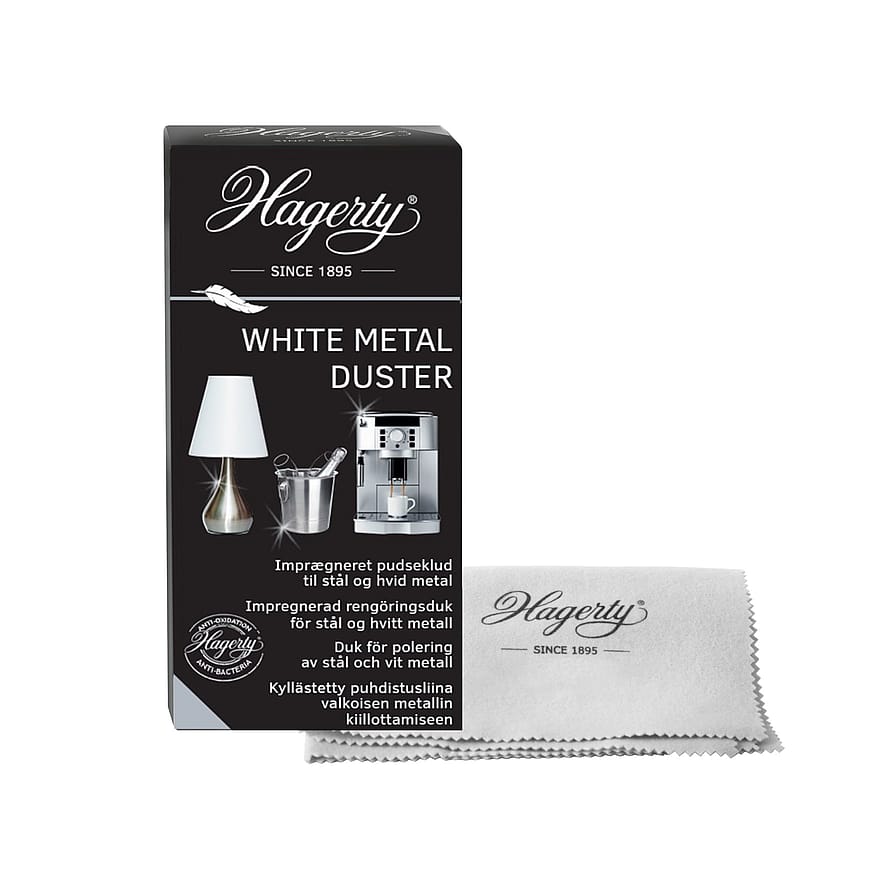 Hagerty White Metal Duster 55 x 36 cm