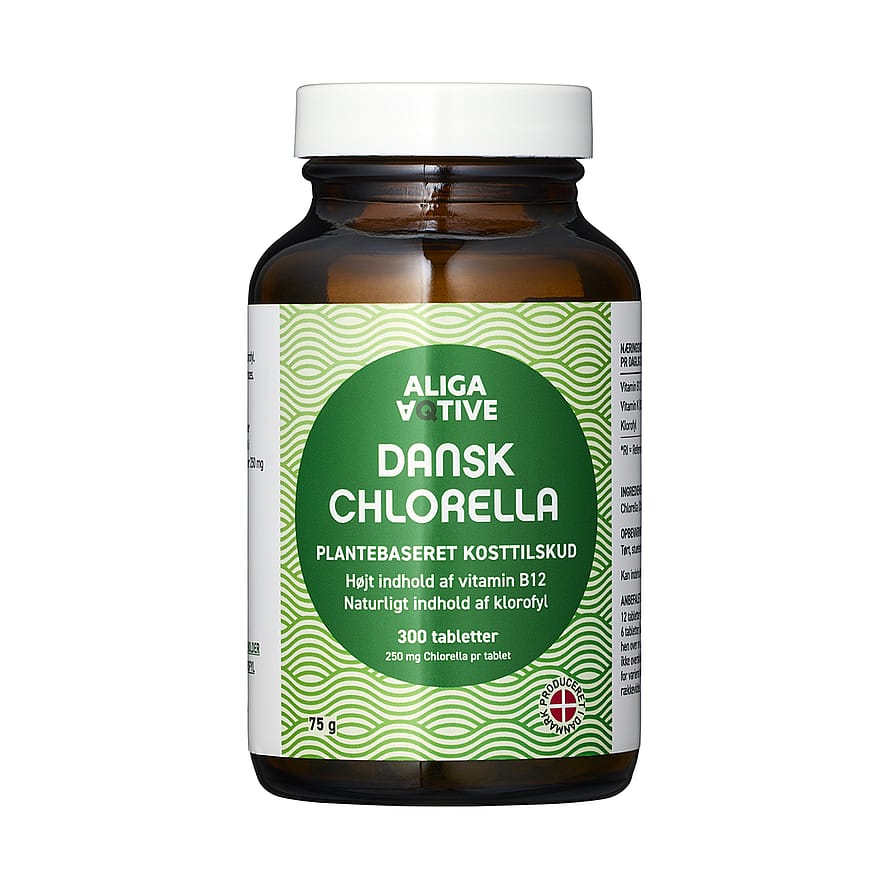 Aliga Aqtive Dansk Chlorella 250 mg 300 tabl