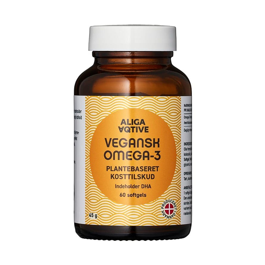 Aliga Aqtive Vegansk Omega-3 60 tabl.