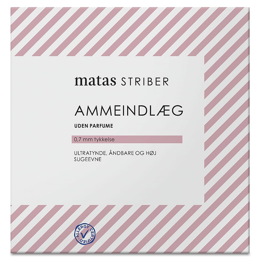 Matas Striber Ammeindlæg uden Parfume Hvid 24 stk.