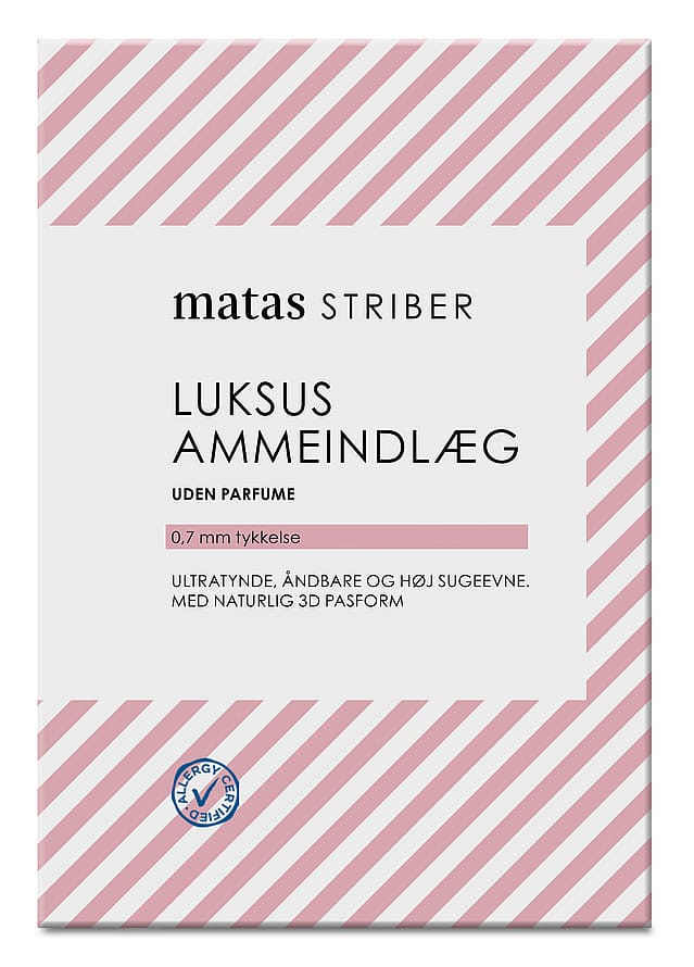 Matas Striber Luksus Ammeindlæg Uden Parfume Hvid 24 stk.
