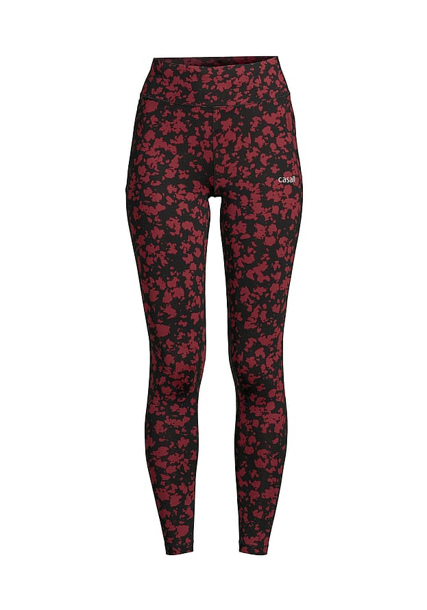 Casall Essential Tights Printed Cosmic Red 42 42