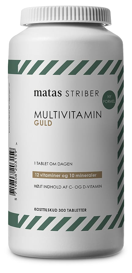 Matas Striber Multivitamin Guld 300 tabl.
