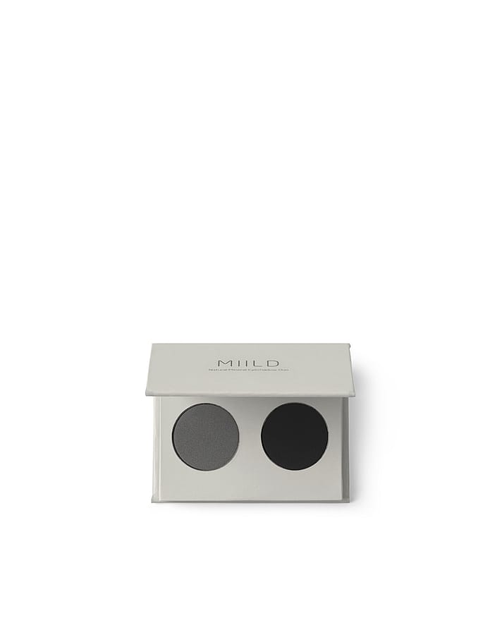 MIILD Natural Mineral Eyeshadow Duo Black Gloomy