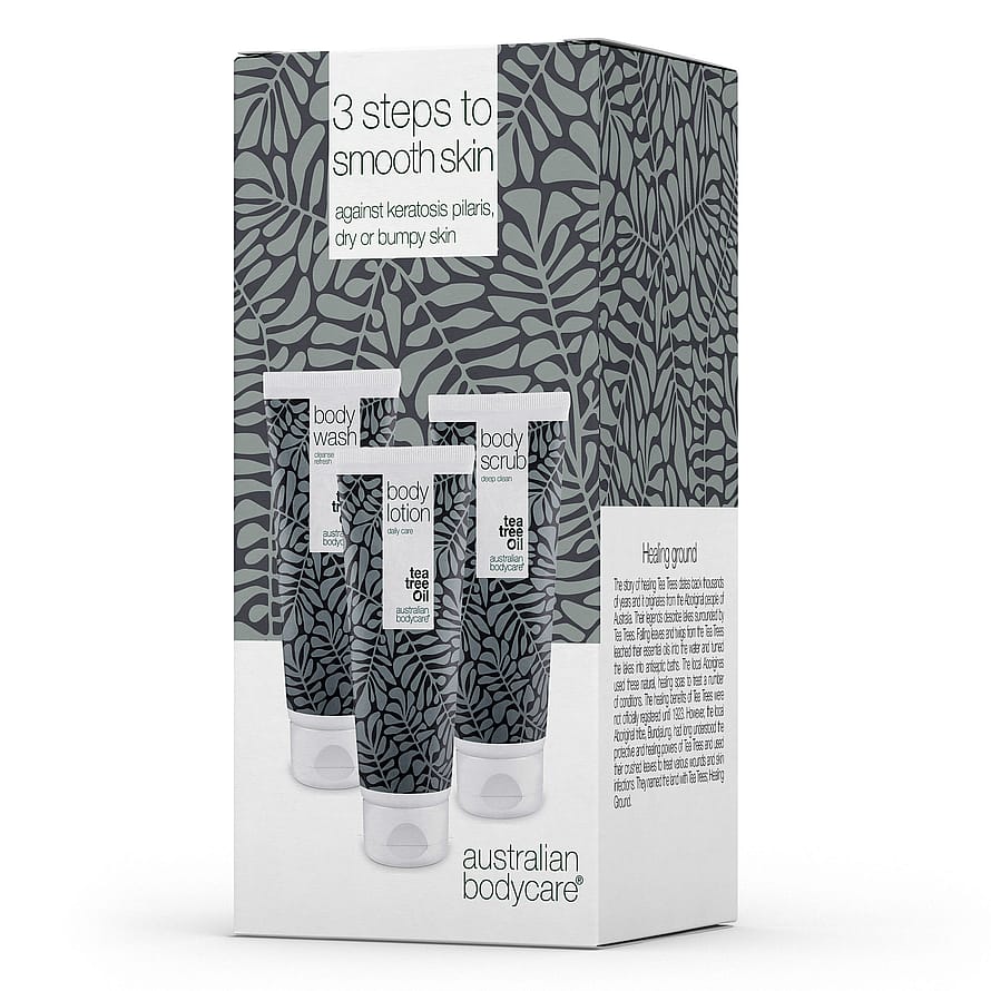 Australian Bodycare 3-pak til glat og jævn hud - pleje ved keratosis pilaris