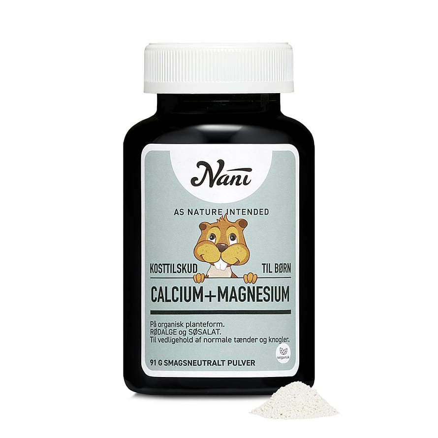 Nani Calcium+Magensium til børn 91 g