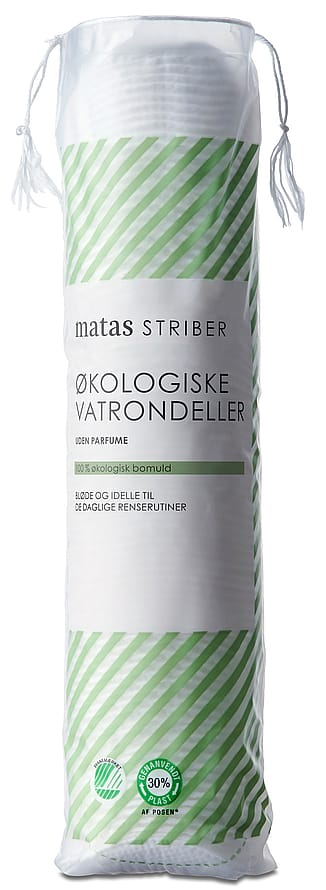 Matas Striber Økologiske Vatrondeller 80 stk.