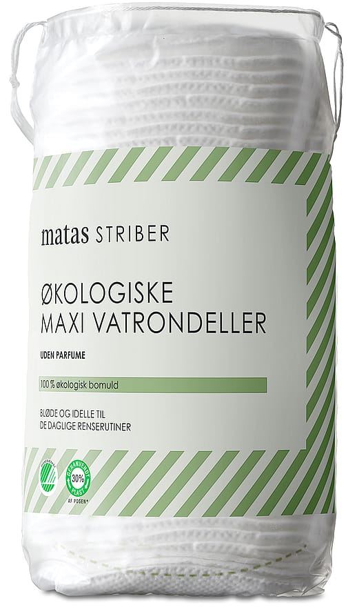 Matas Striber Økologiske Maxi Vatrondeller 40 stk.