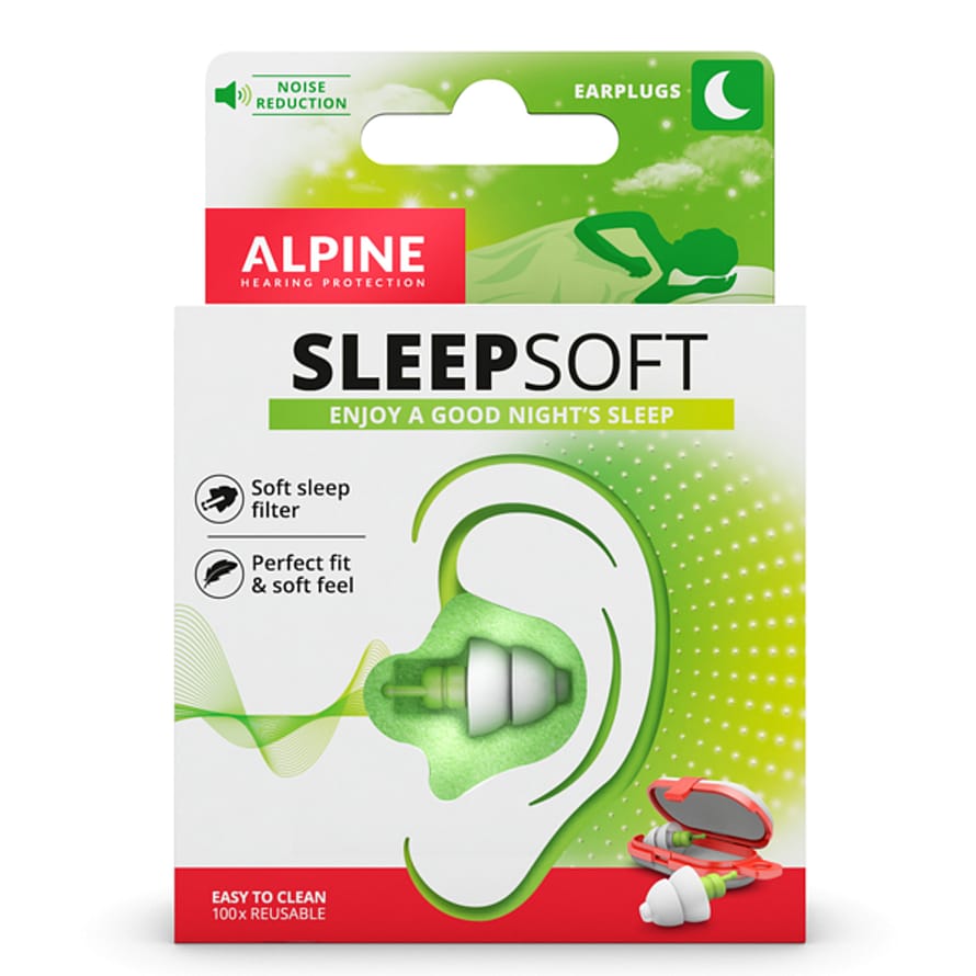 Alpine Hearing Protection Ørepropper SleepSoft 2 stk