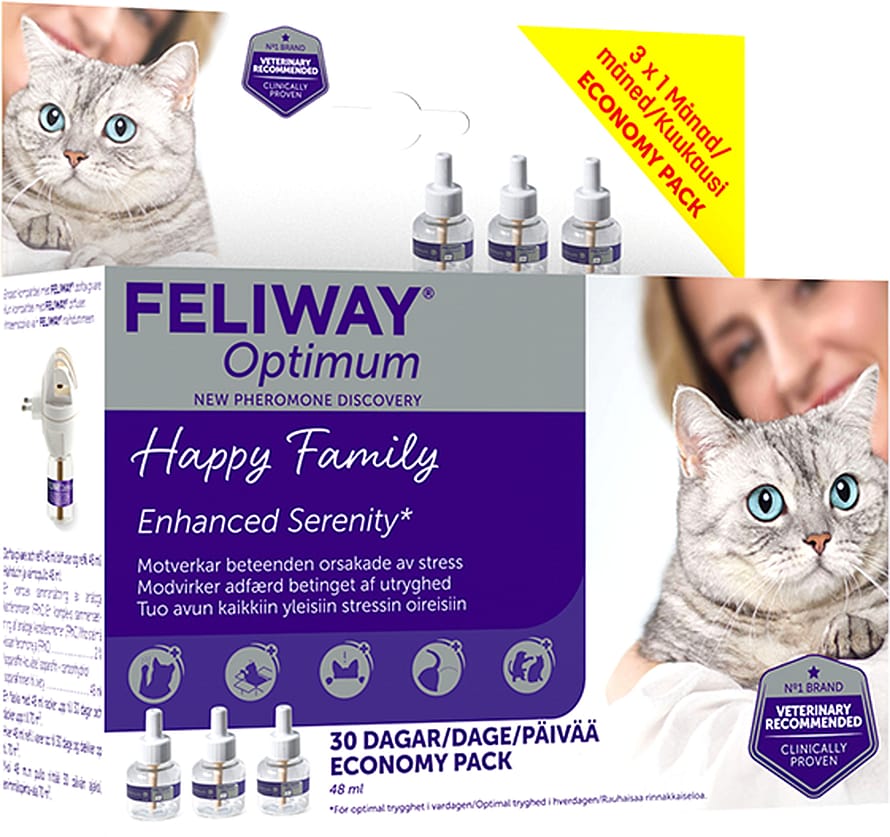 Feliway Optimum Refill 3 x 48 ml