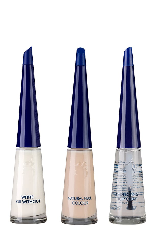 Herôme Fransk Manicure Sæt Salmon 3 x 10 ml