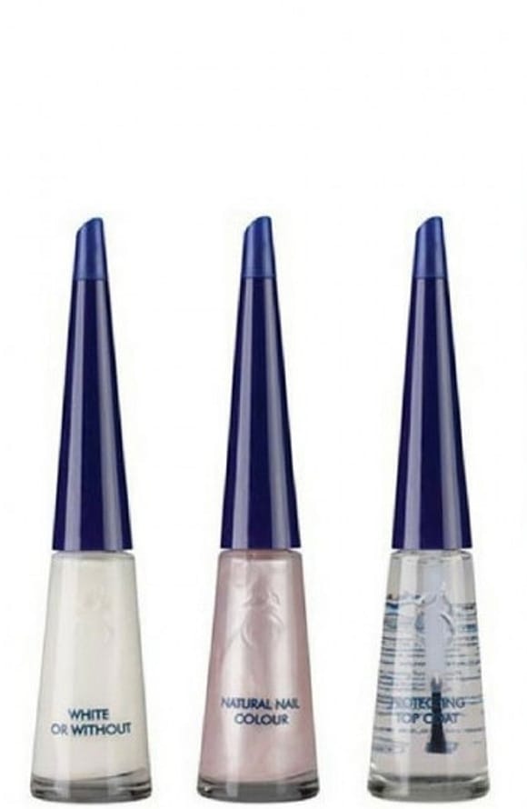 Herôme Fransk Manicure Sæt Pink 3 x 10 ml