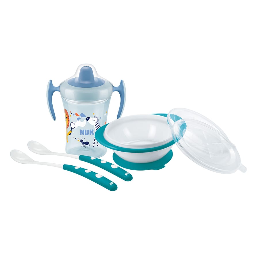 NUK Spisesæt Turquoise