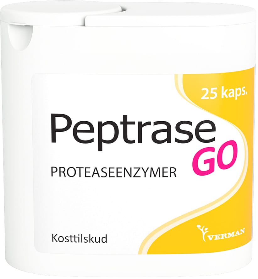 Verman Peptrase GO 25 kaps