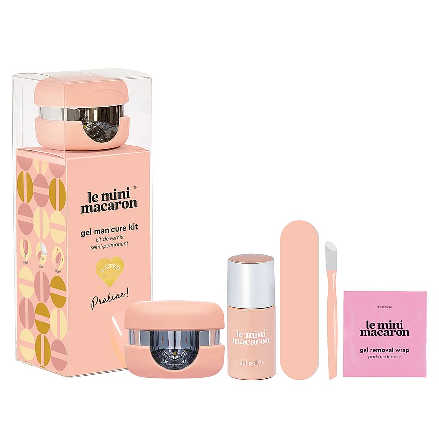 Le mini macaron Gel Manicure Kit Praline