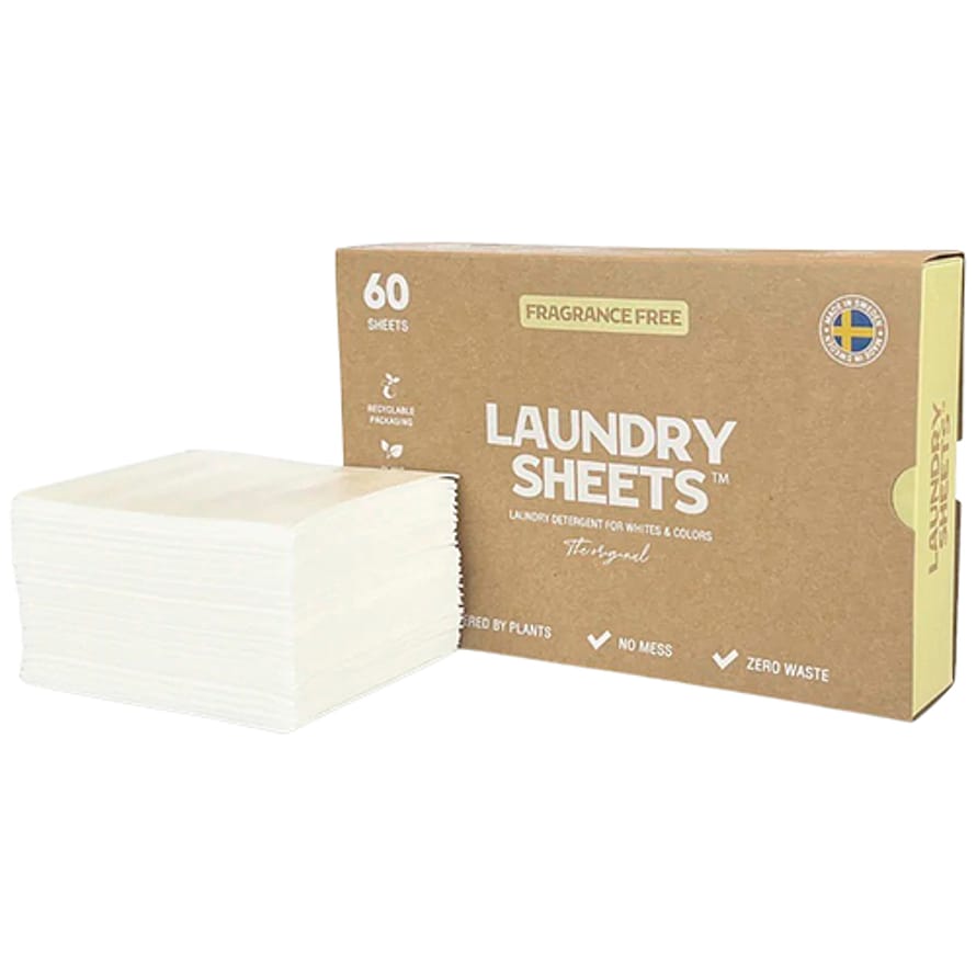 Laundry Sheets Vaskemiddel I ArkOcean Breeze 60 stk