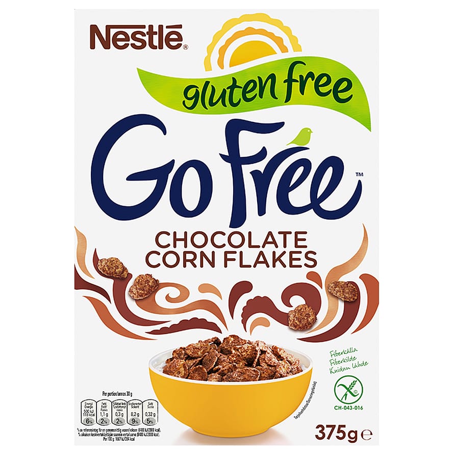 Nestle Glutenfri Choco Corn Flakes 375 g
