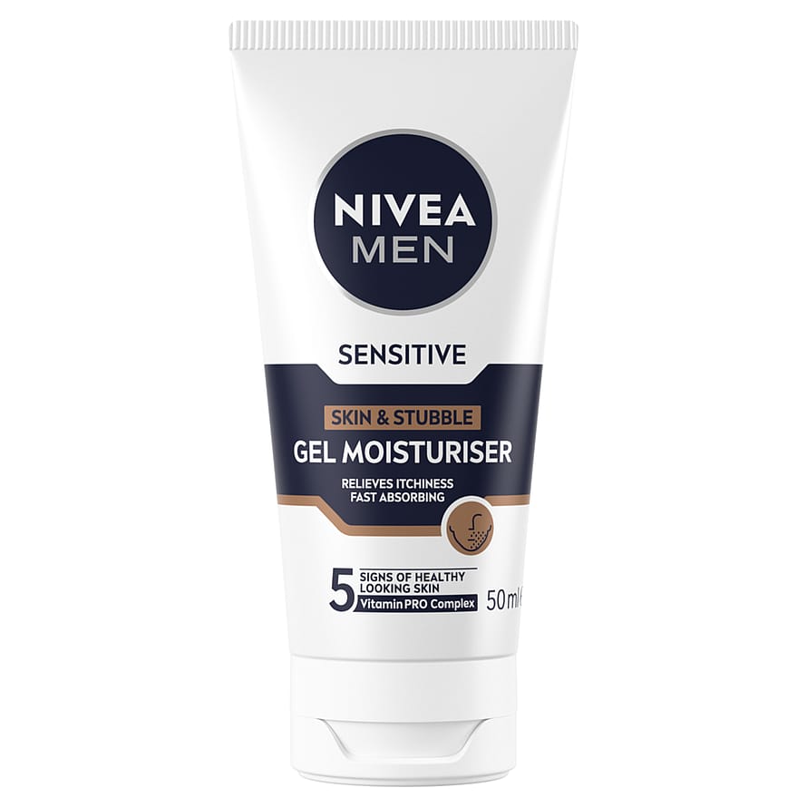 NIVEA Sensitive Skin & Stubble Gel Moisturiser 50 ml