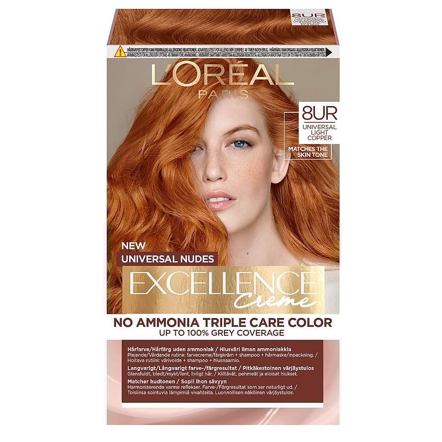 L'Oréal Paris Excellence Universal Nudes 8UC Light Copper 1 stk