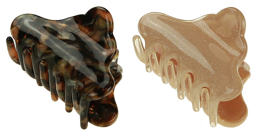 Senze Hårklemme Beigemix