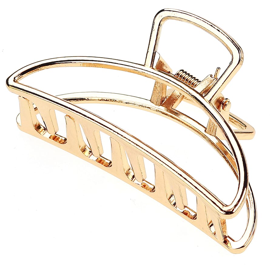 Senze Hårklemme Metal Guld