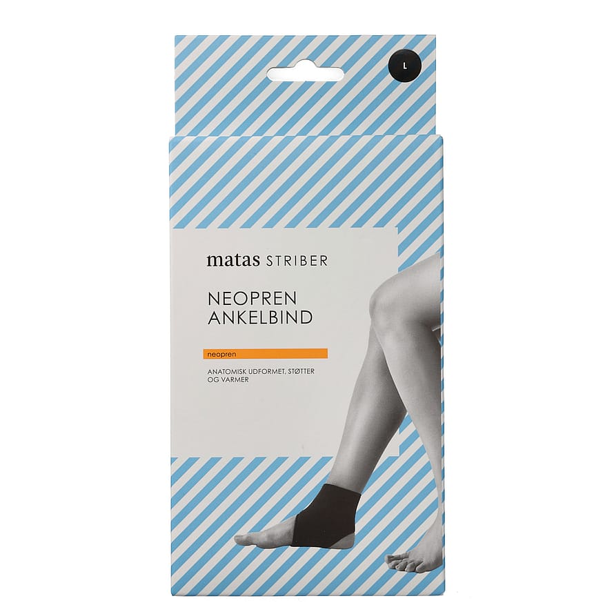 Matas Striber Neopren Ankelbind Sort L