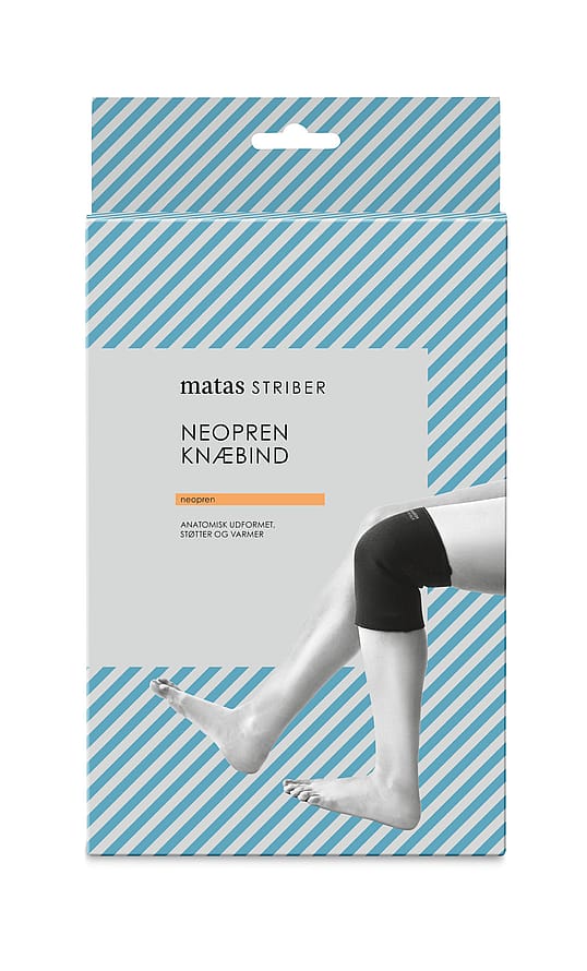 Matas Striber Neopren Knæbind Sort L