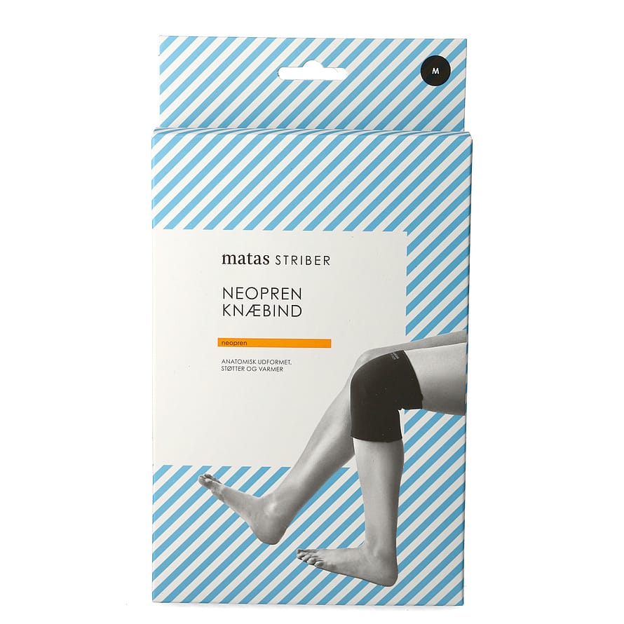 Matas Striber Neopren Knæbind Sort M