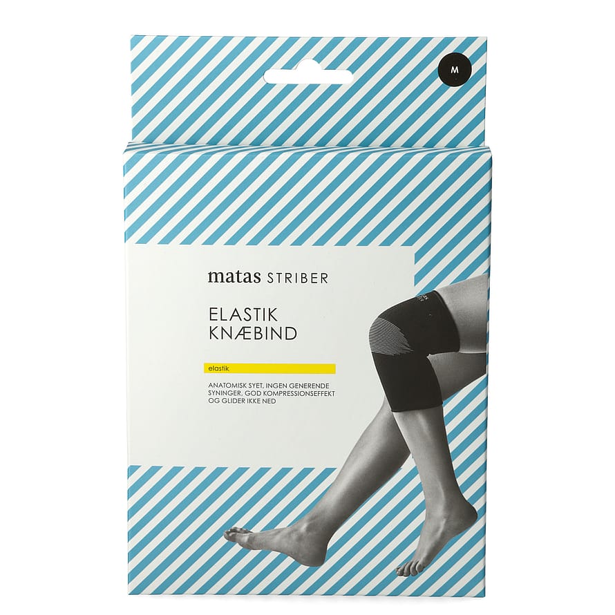 Matas Striber Elastik Knæbind Sort M