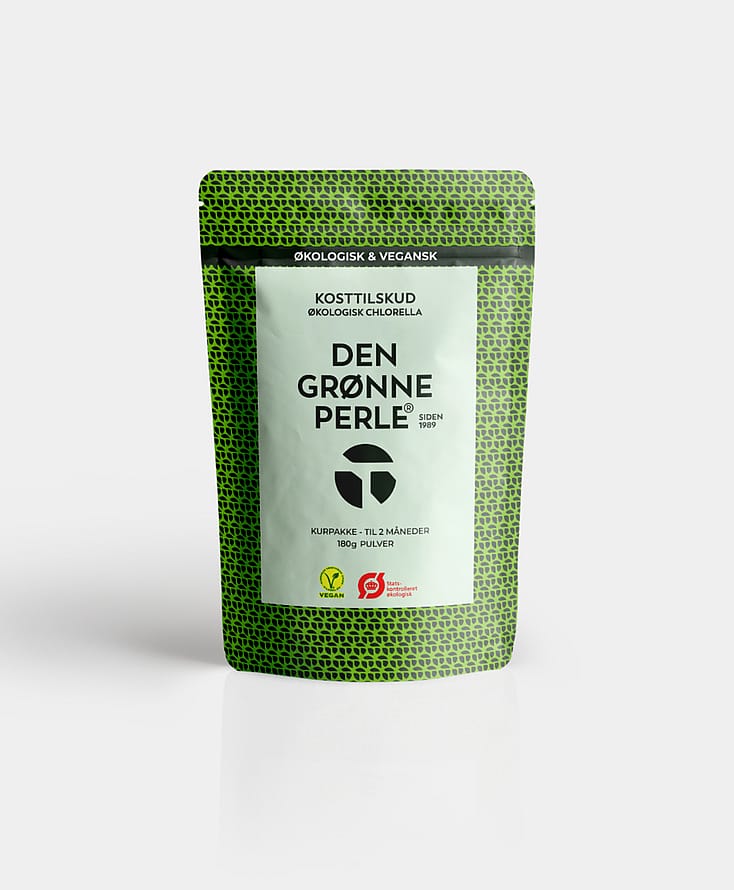 Chlorella Den Grønne Perle ØKO 180 g