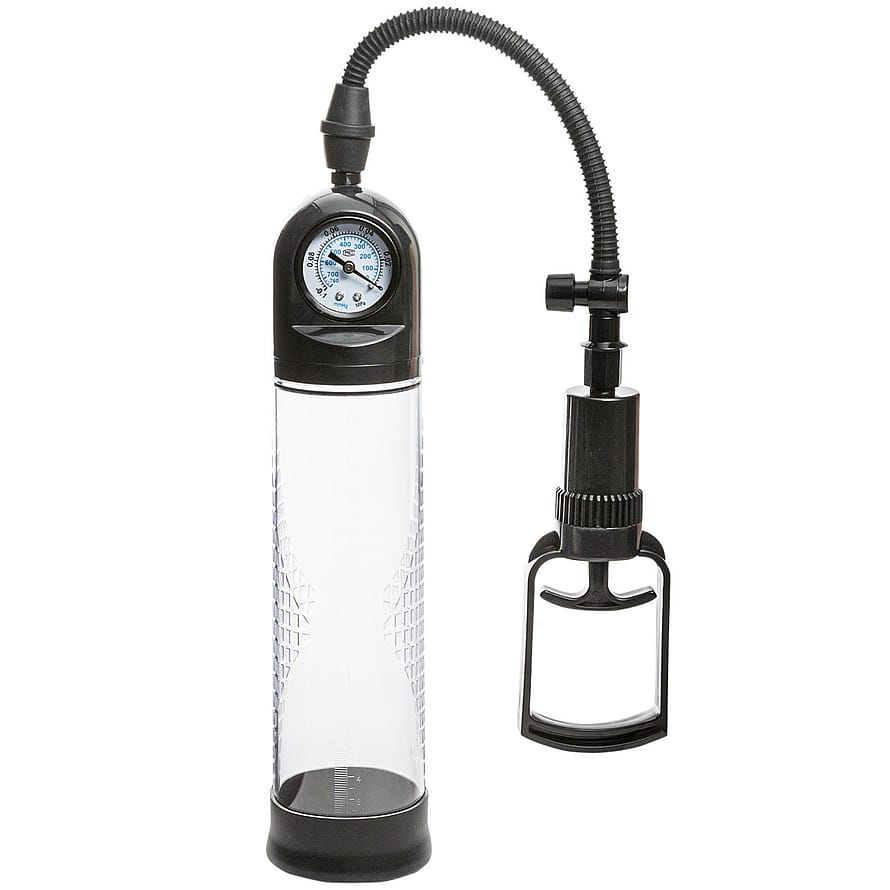 Mr. Membr Penis Pumpe med Trykmåler