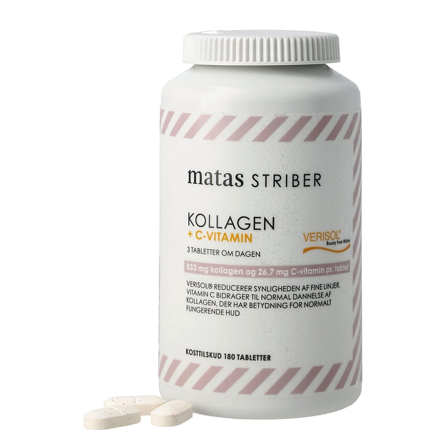 Matas Striber Kollagen 833 mg+C-vitamin 27 mg 180 tabl.