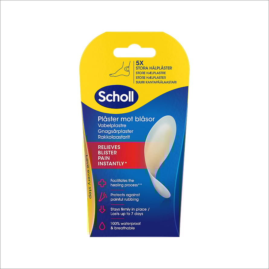 Scholl Vabel Plaster Hæl 5 stk