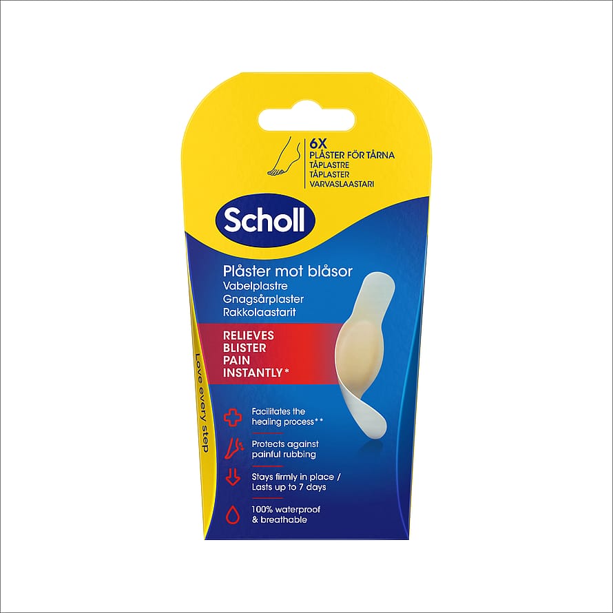 Scholl Vabel Plaster Tå 6 stk