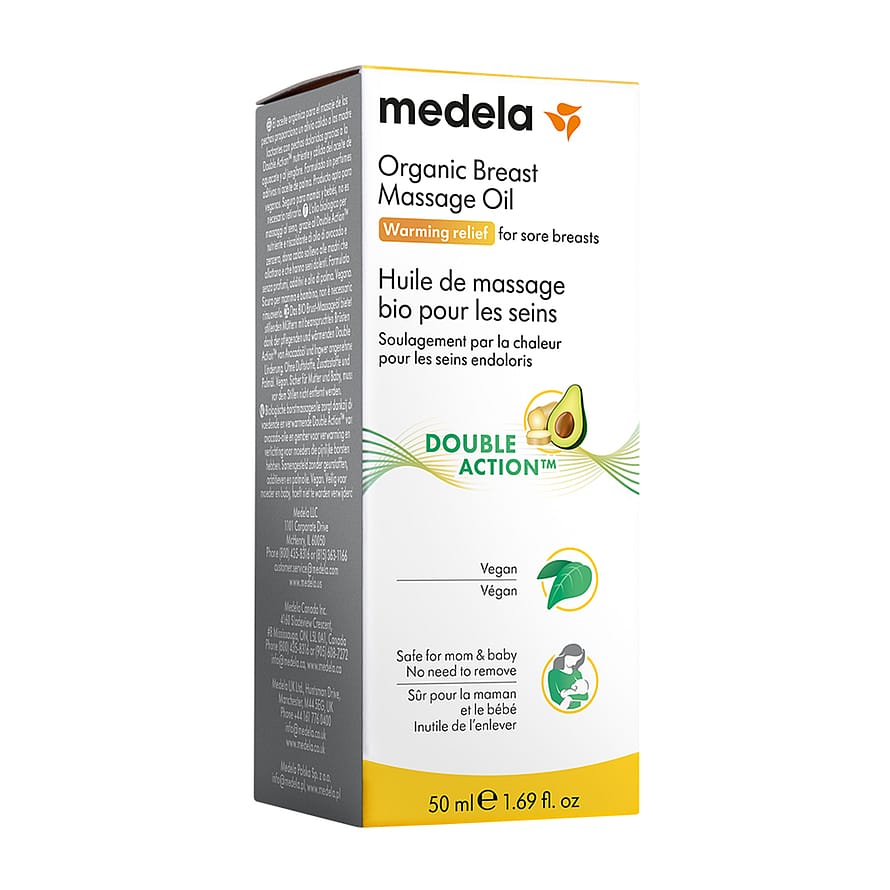 Medela Økologisk Massageolie for Brystet 50 ml