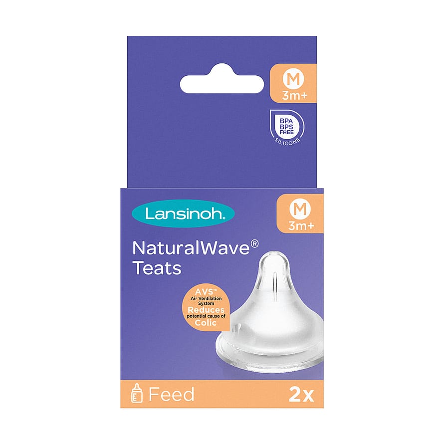 Lansinoh Natural Wave Teats 2 stk. / Medium