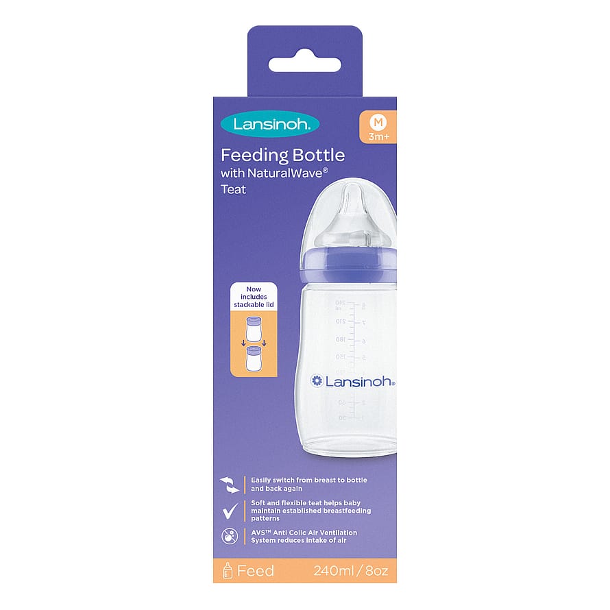 Lansinoh Sutteflaske NaturalWave 240 ml