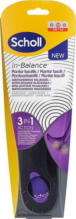 Scholl Med Insoles Plantar Fasciitis M