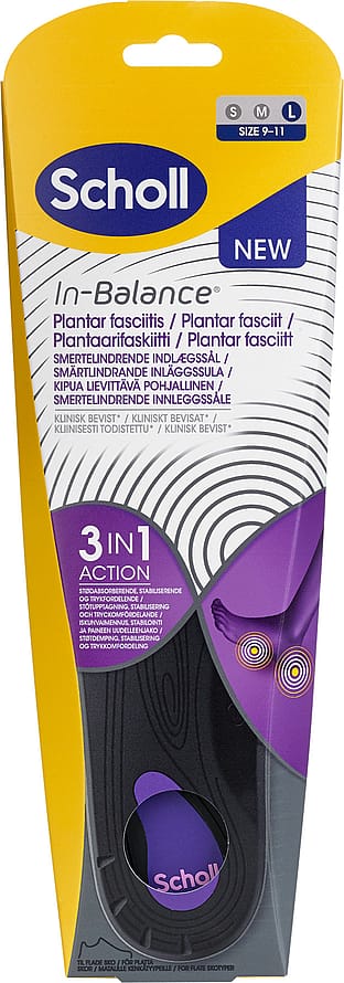 Scholl Med Insoles Plantar Fasciitis L