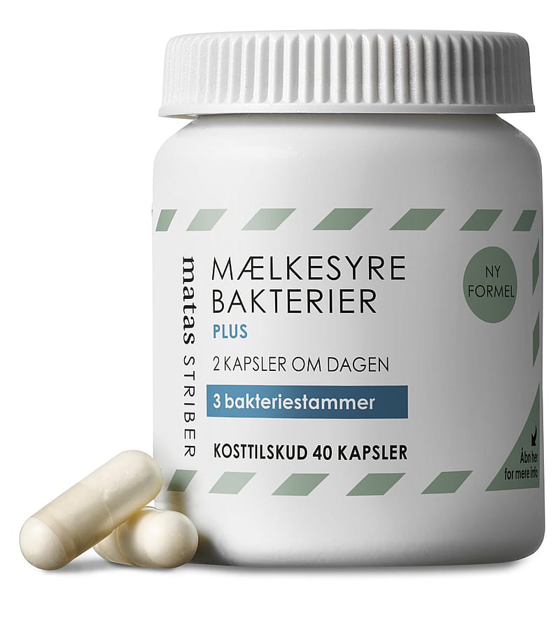 Matas Striber Matas Mælkesyrebakterier Plus 40 kaps.
