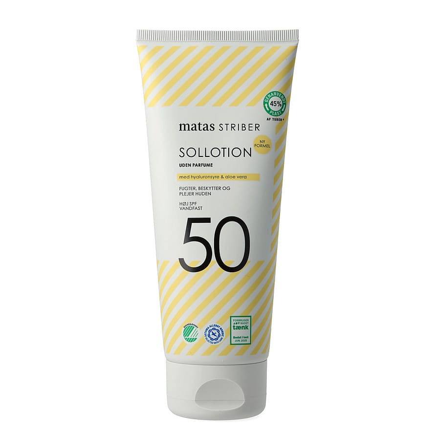 Matas Striber Sollotion SPF 50 Uden Parfume 200 ml