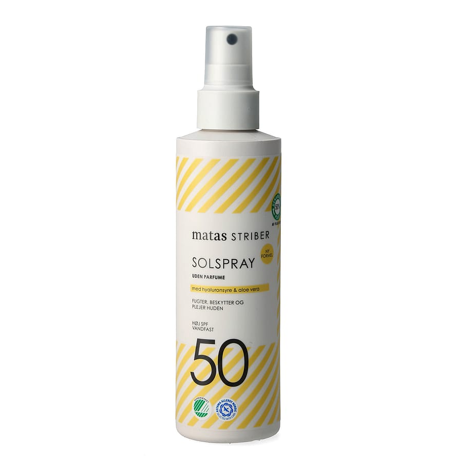 Matas Striber Solspray SPF 50 Uden Parfume 200 ml