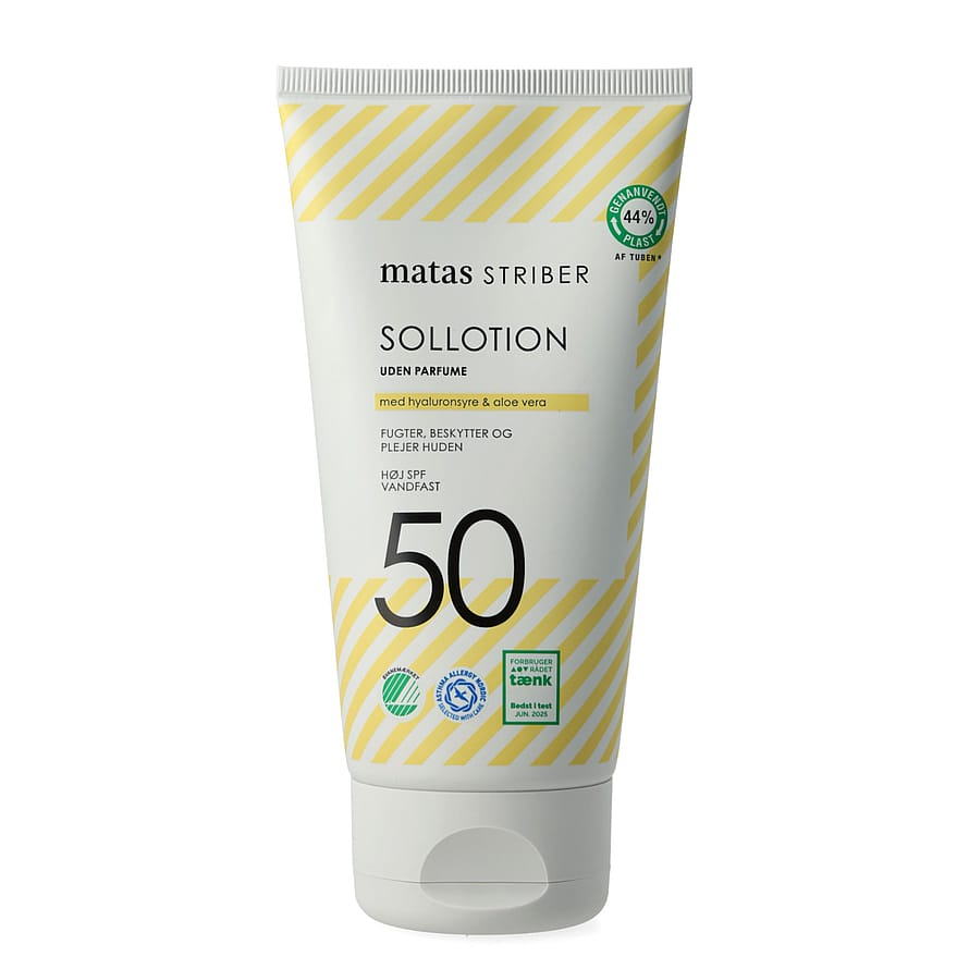 Matas Striber Sollotion SPF 50 Uden Parfume 150 ml