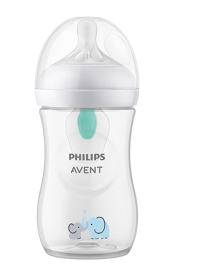 Philips Avent Natural Response Flaske + 2 Flaskesutter Flow 3, 3-6 m