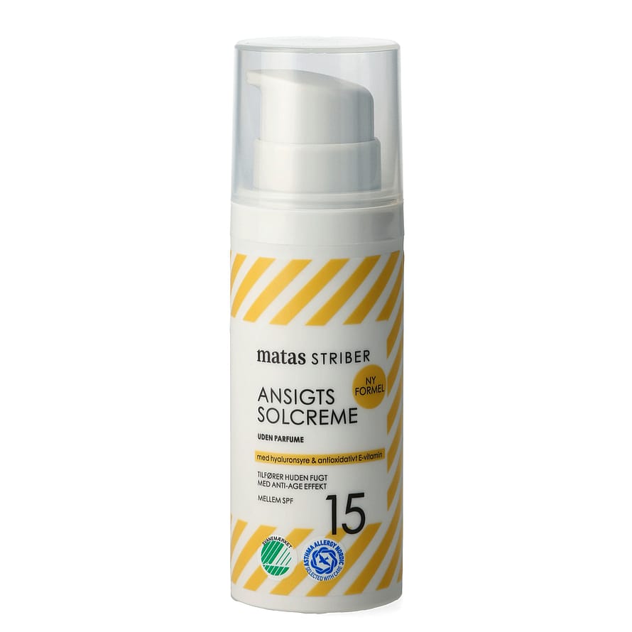 Matas Striber Ansigts Solcreme SPF15 Uden Parfume 50 ml