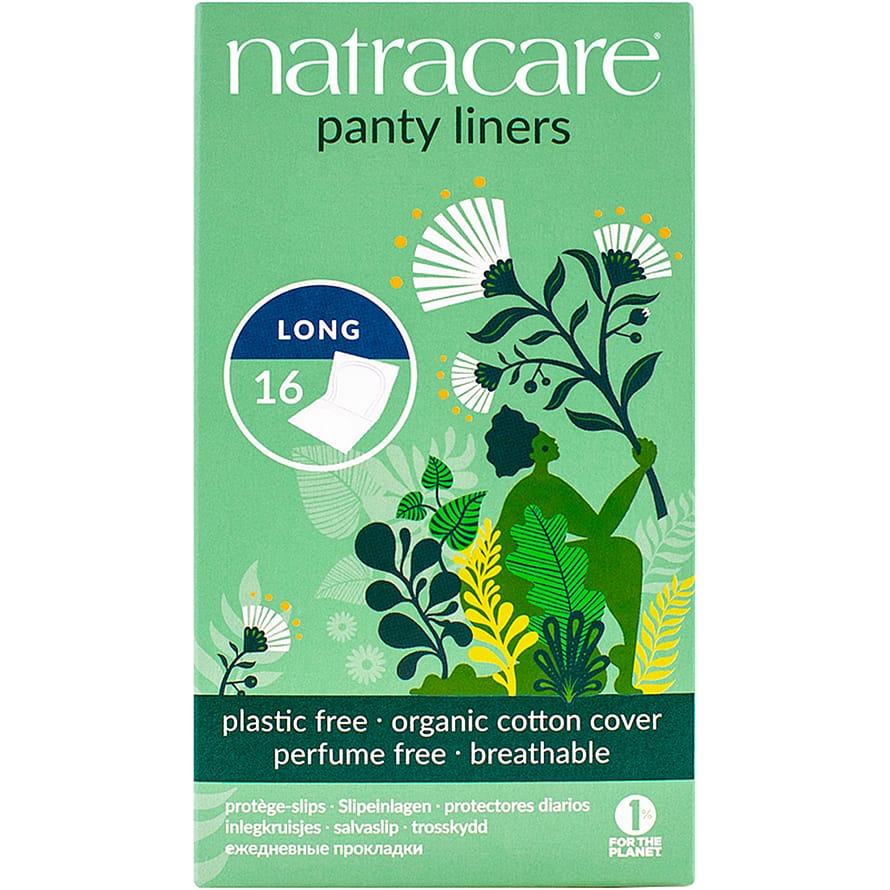 Natracare Trusseindlæg Panty Liner Long 16 stk.