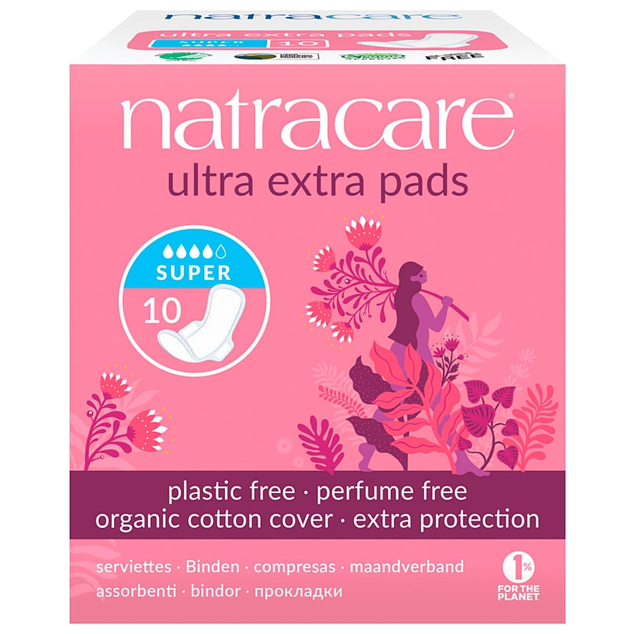 Natracare Ultra Extra Bind Super 10 stk.